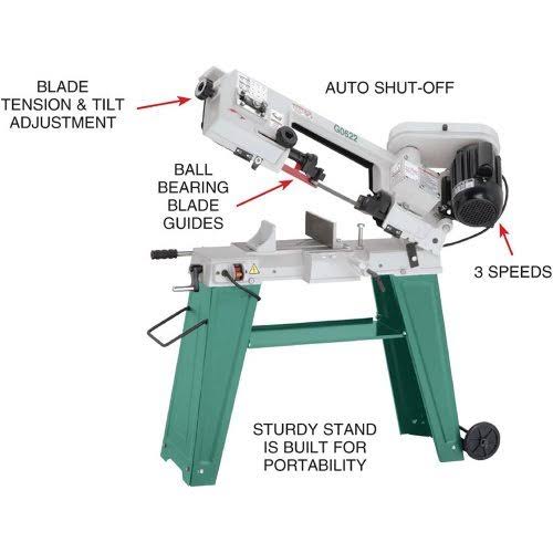 Grizzly G0622 4x22 x 6x22 Metal-Cutting Bandsaw