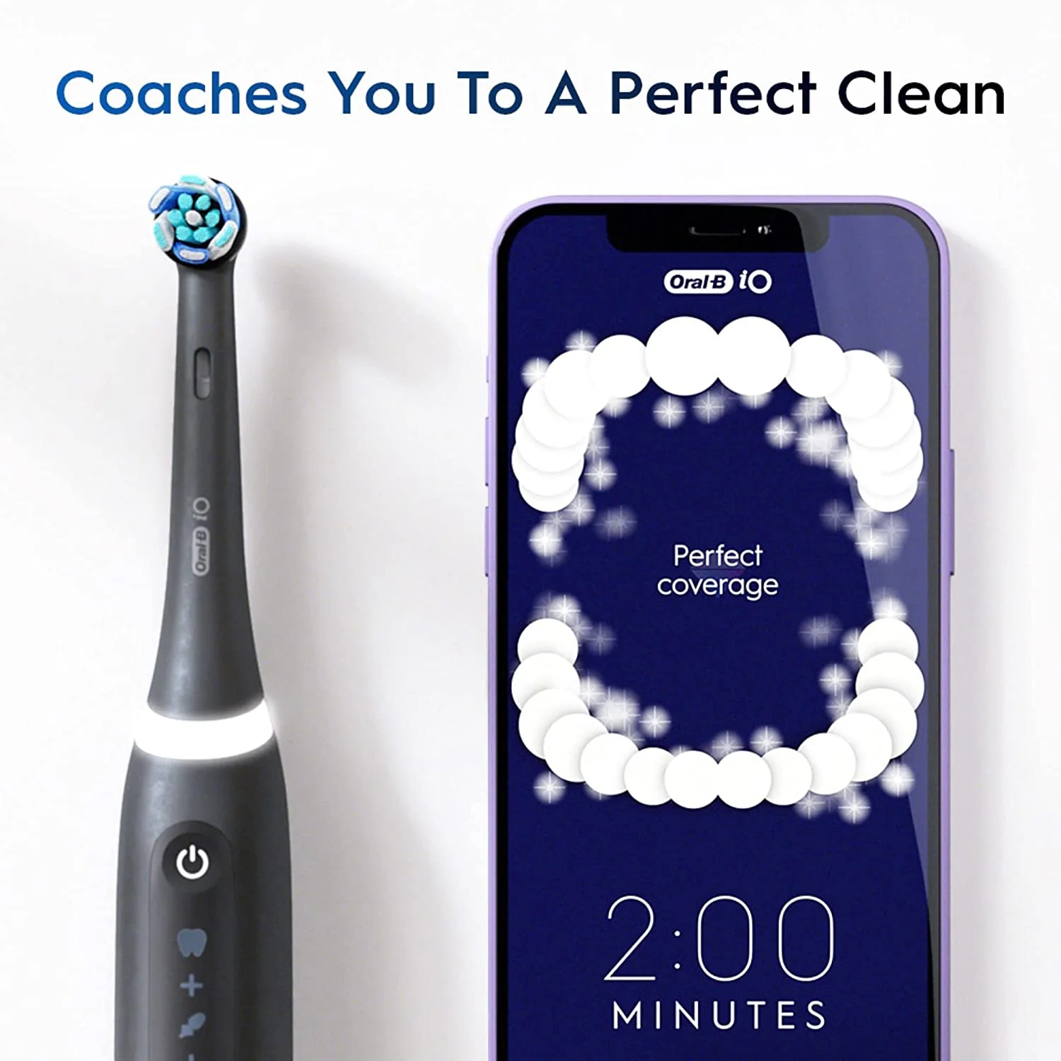 Oral-B iO Series 5 Limited Electric Toothbrush with 3 Brush Head, Rechargeable, White
