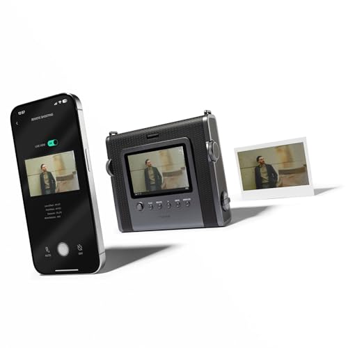 INSTAX Wide EVO 2-in-1 Instant Film Camera and Printer, Rear LCD Screen, 10 Lens and 10 Film Filters, Wide-Angle Lens Function