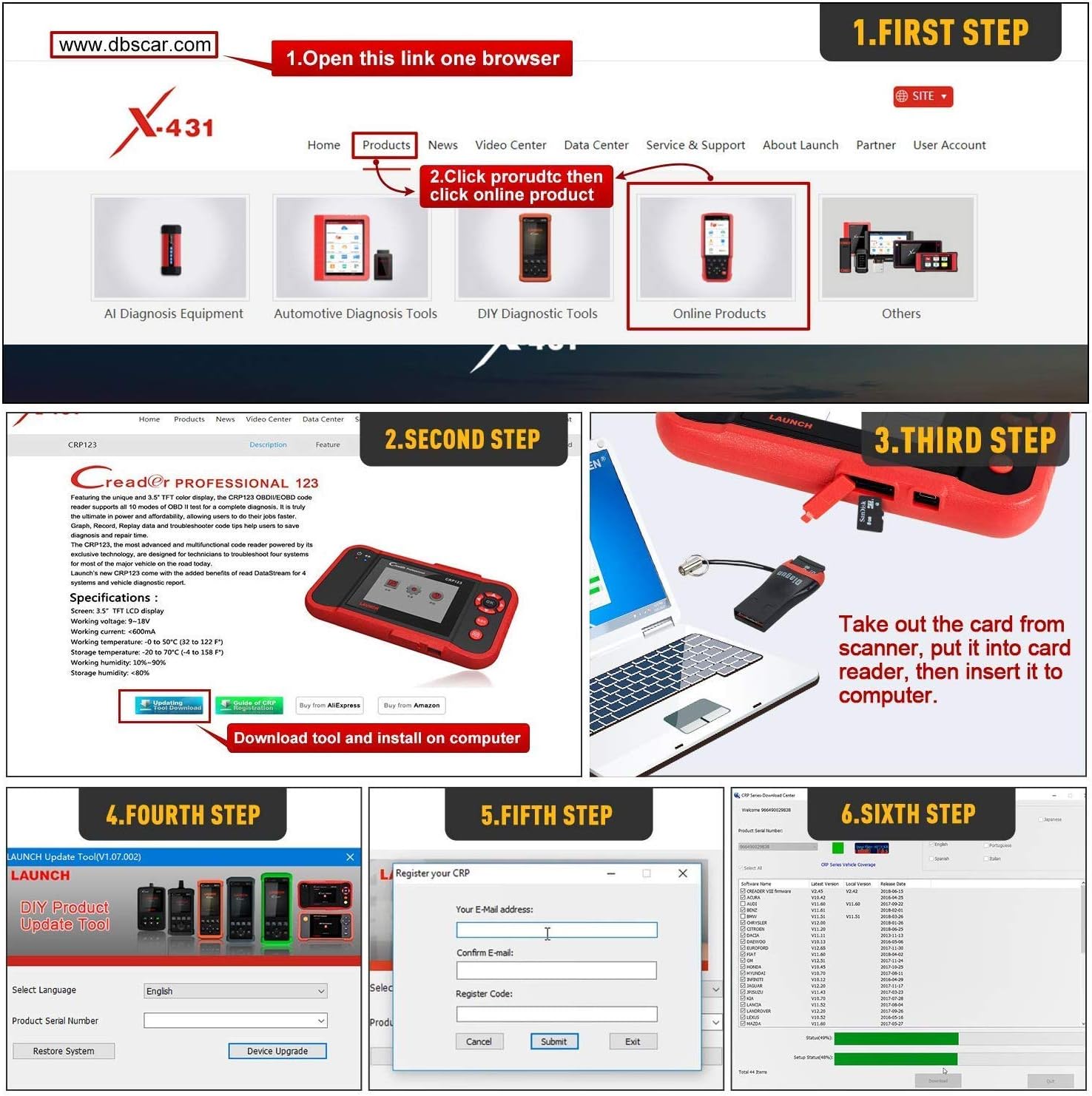 LAUNCH CRP123 OBD2 Scanner Engine/ABS/SRS/Transmission Code Reader Car Diagnostic Scan Tool,Full OBDII Modes Automotive Scanner