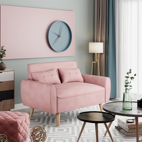 Vongrasig 47" Small Modern Loveseat Sofa