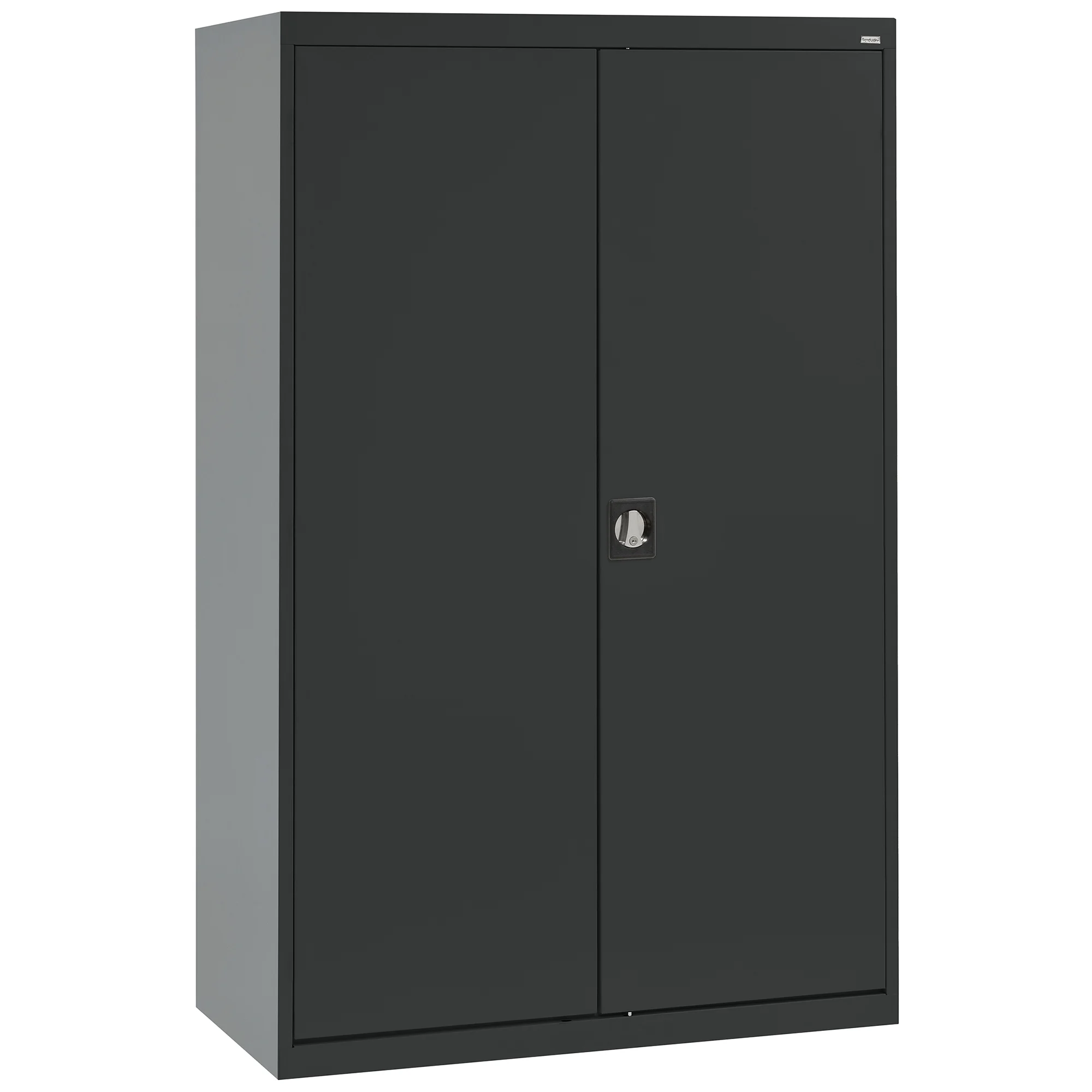 Sandusky Lee 46"W x 24"D x 72"H 5-Shelf Steel Storage Cabinet with Recessed Handle