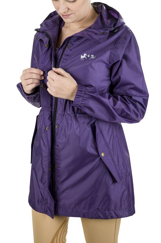 Equine Couture Element Rain Jacket, Acai Berry / S