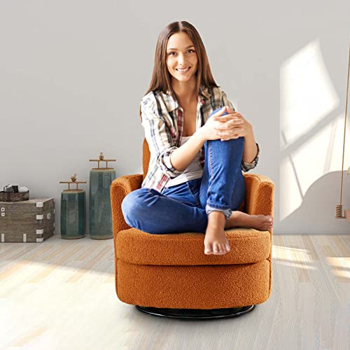 ODUWA Swivel Barrel Chair Set of 2