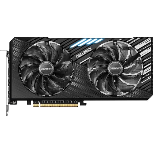 ASRock Intel ARC A380 Challenger ITX 6GB OC GDDR6 96-bit DisplayPort HDMI 0dB Silent Cooling 2250 MHz 7680 x 4320 PCI Express4.0 Graphics Card 500W