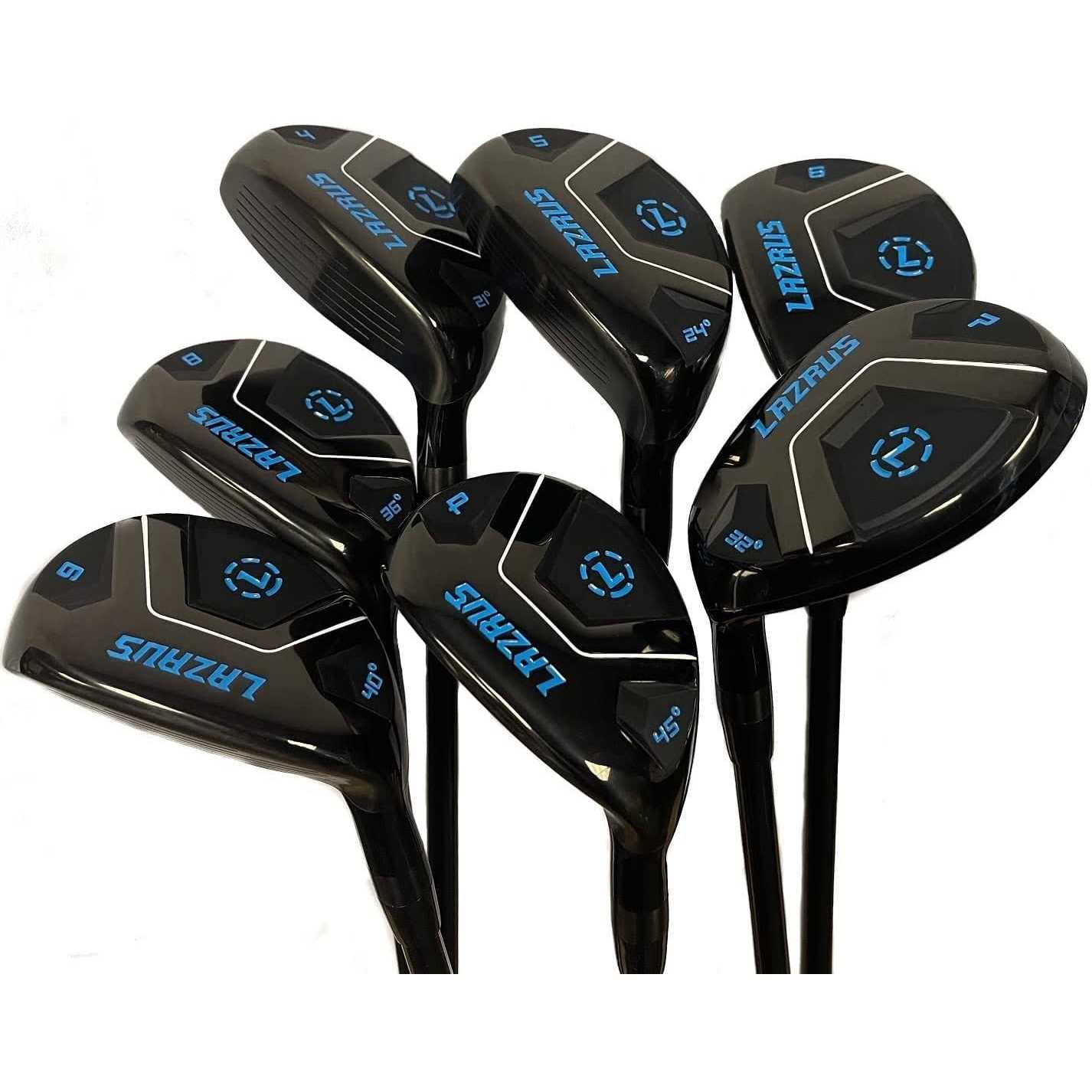 LAZRUS Golf Premium Hybrid Golf Clubs for Men 2,3,4,5,6,7,8,9,PW Right Hand Left Hand Single Club - Sports Supplies Online Store