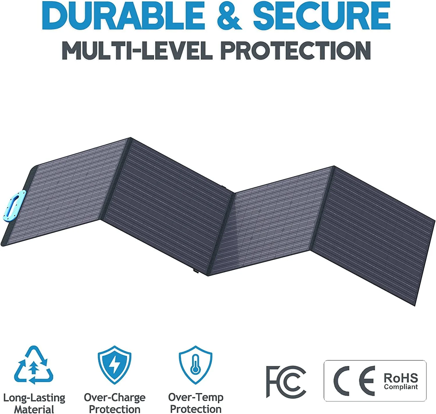 Bluetti Portable Power Station AC200MAX, With 2pcs 200W Solar Panels, 2048Wh Capacity Solar Generator, 2200W AC Output for Home Use, Road Trip