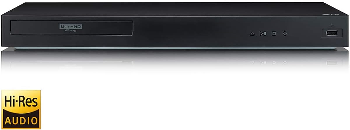 LG UBK80 4K Ultra-HD Blu-ray Player with HDR Compatibility (2018) (Renewed)