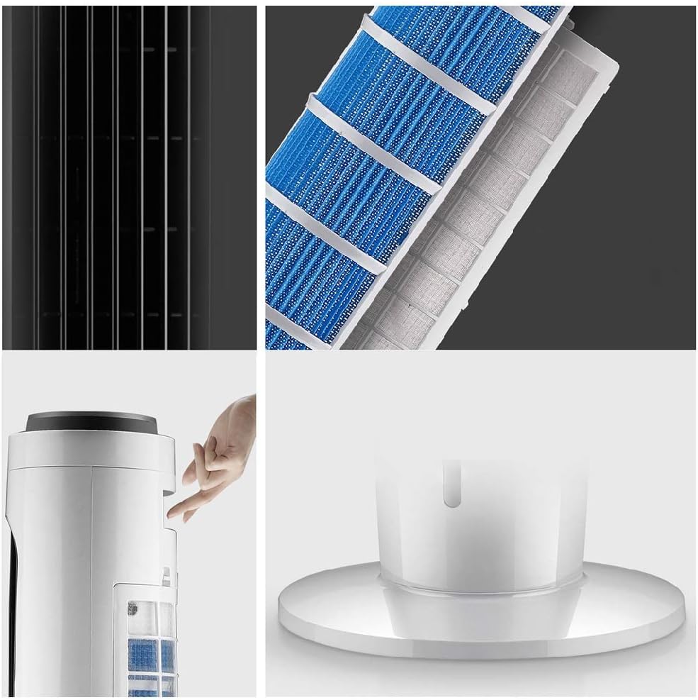 Portable Air Conditioner Fan Tower Portable Conditioner Air Coolers Airconditoner 3 Fan Speed Unit Quiet Humidifier Misting Fan