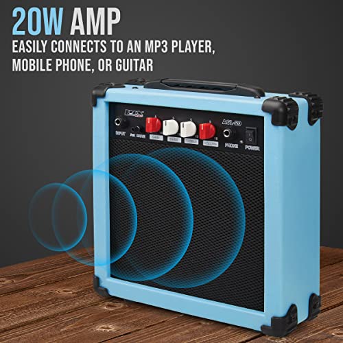 LyxPro Electric Guitar 39" inch Complete Beginner Starter kit Full Size with 20w Amp, Package Includes All Accessories, Digital Tuner, Strings, Picks