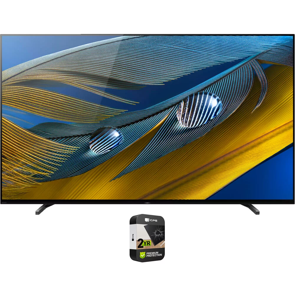 Sony XR65A80J 65 Inch 4K OLED Smart TV (2021) Bundle with Premium Extended Warranty - Radiant Selections