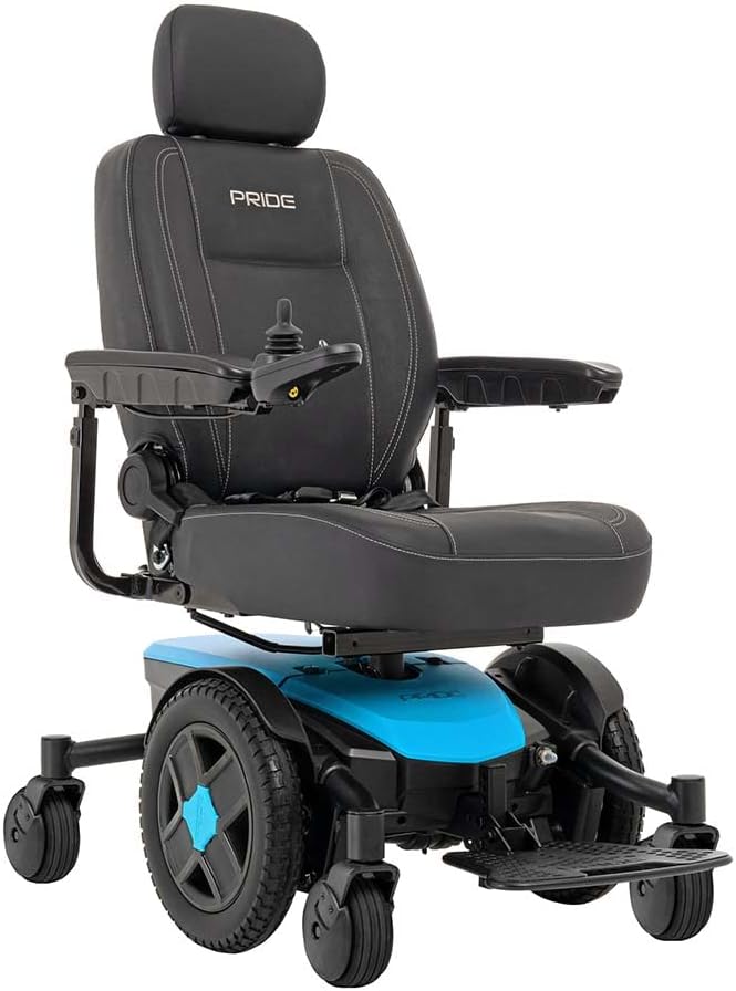 Pride Mobility Jazzy EVO 613 Group 2 Power Chair, in-line, Mid Wheel Drive, Motorized Electric Wheelchair for Adults, 300 lbs. WC, Up to 5.1 MPH