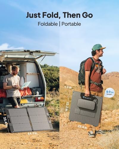BLUETTI Solar Generator AC180, 1152Wh LiFePO4 Battery Backup w/ 4 1800W (2700W peak) AC Outlets, 0-80% in 45Min, for Camping, Off-grid, Power Outage