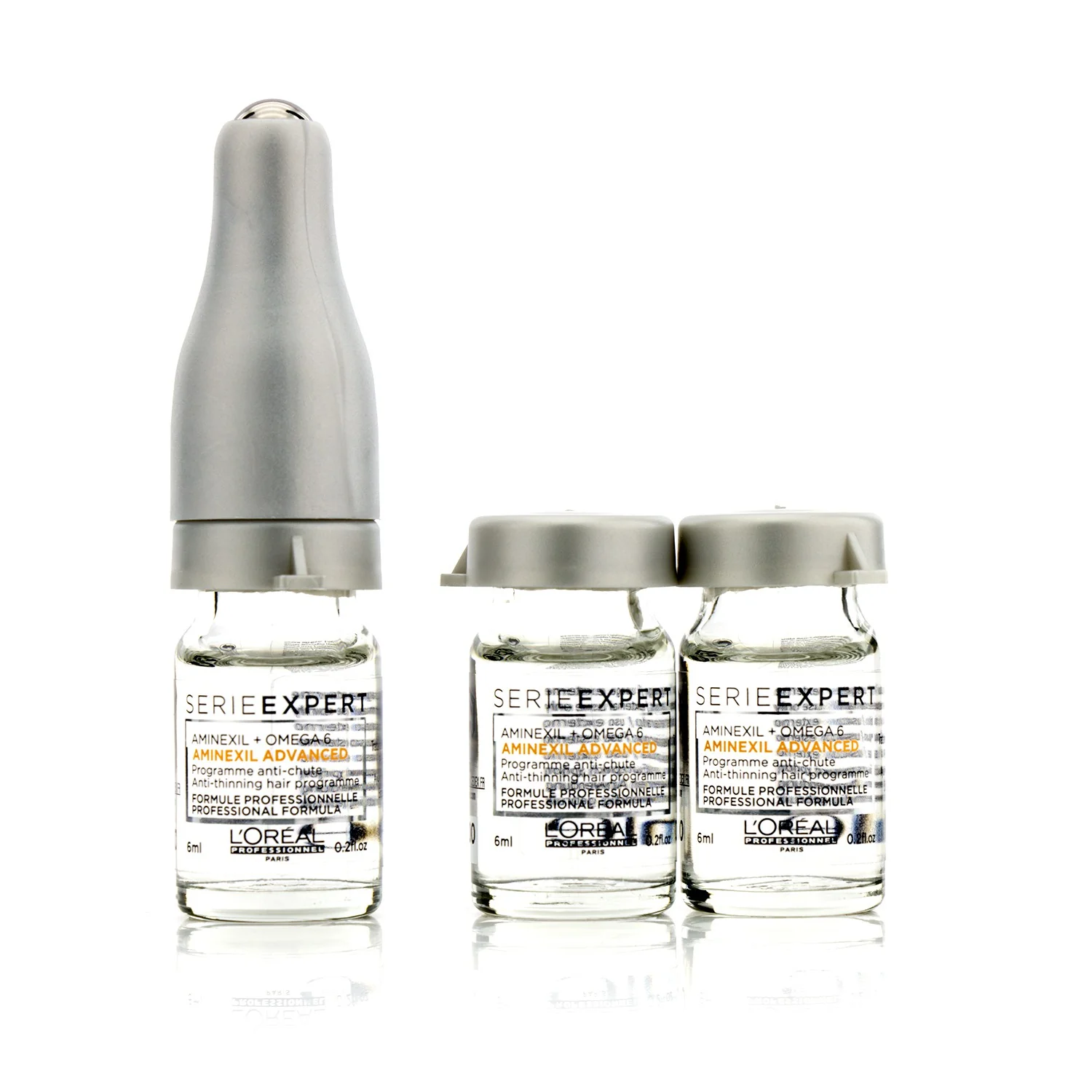 L'Oreal Professionnel Serie Expert - Aminexil Advanced Aminexil + Omega 6 Anti-Thinning Hair Programme Double Action 10x6ml/0.2oz