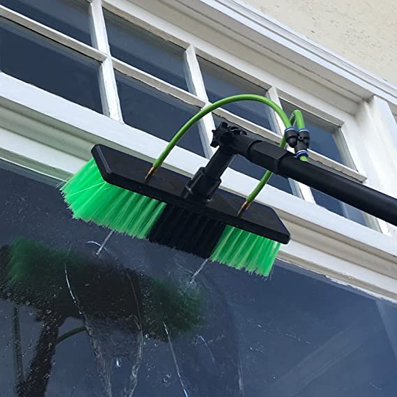 30 Feet Reach Solar Panel Cleaning Brush & Pole Water Fed Pole Kit