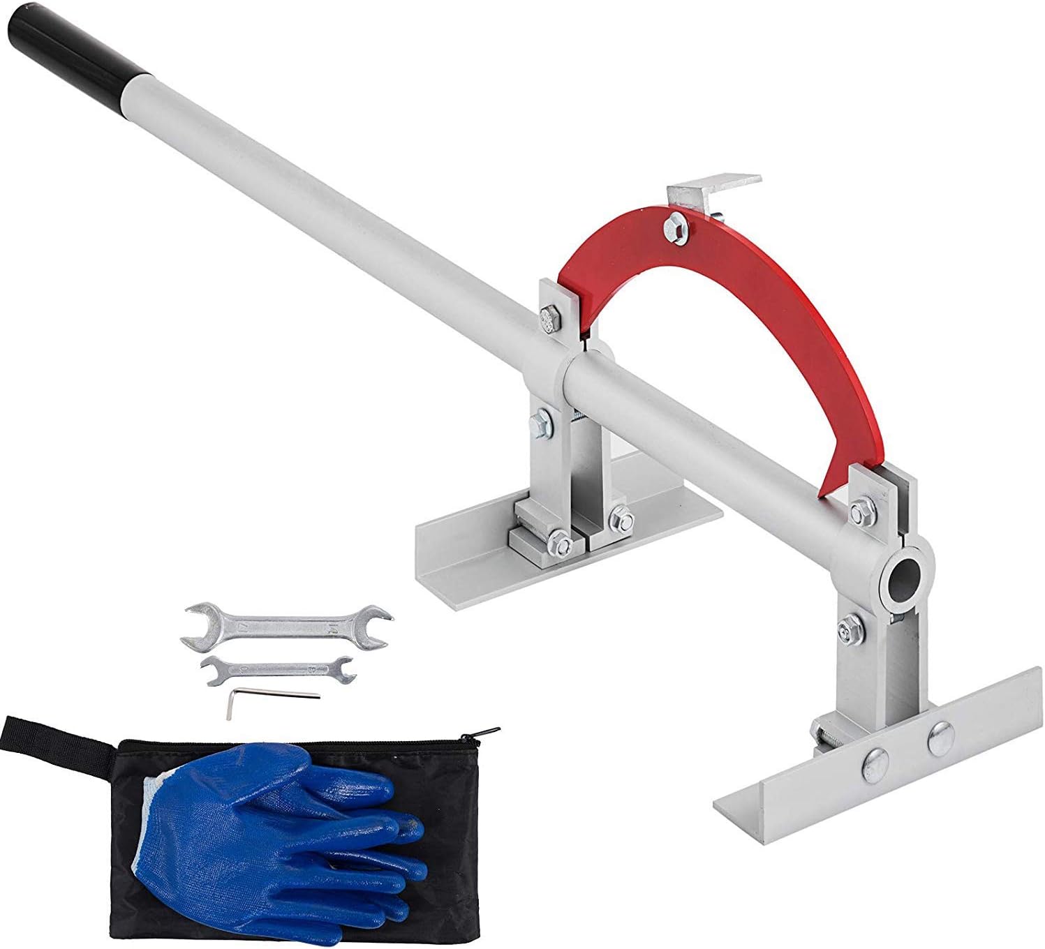 Happybuy 47" Timberjack with 2 Jacks Handle Cant Hook Aluminum Log Jack Log Lifter Alloy for Felling and Logging