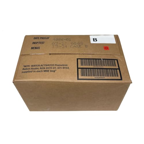 Wornick Meals Ready to Eat, 2027 Inspection Random case Date or Better, Emergency Food Supply