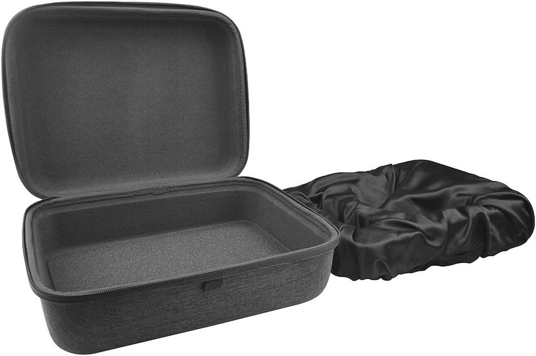 Geekria UltraShell Case for Large-Sized Over-Ear Headphones, Replacement Protective Hard Shell Travel Carrying Bag with Cable Storage