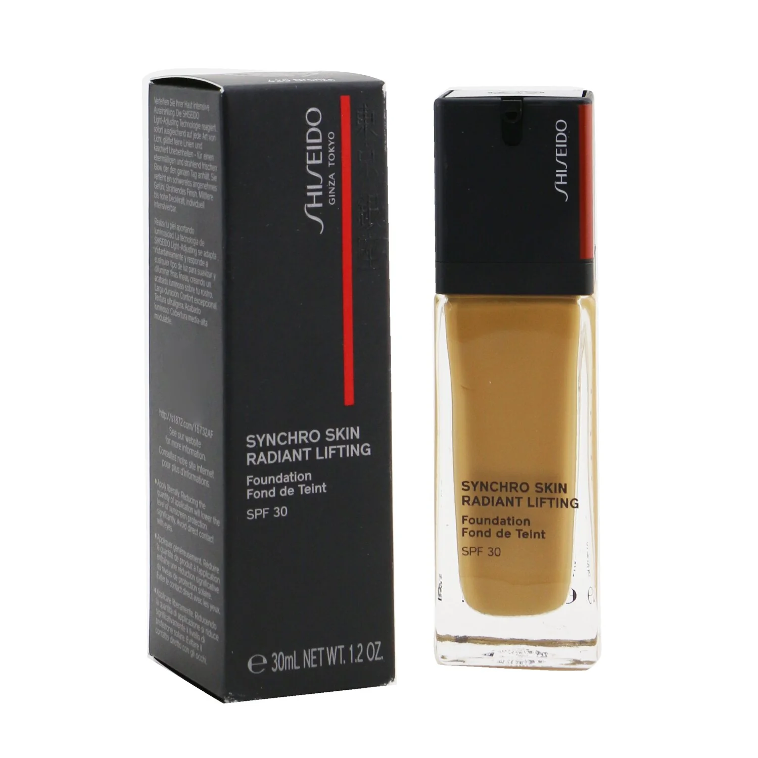 Shiseido Synchro Skin Radiant Lifting Foundation SPF 30 - # 360 Citrine  30ml/1.2oz