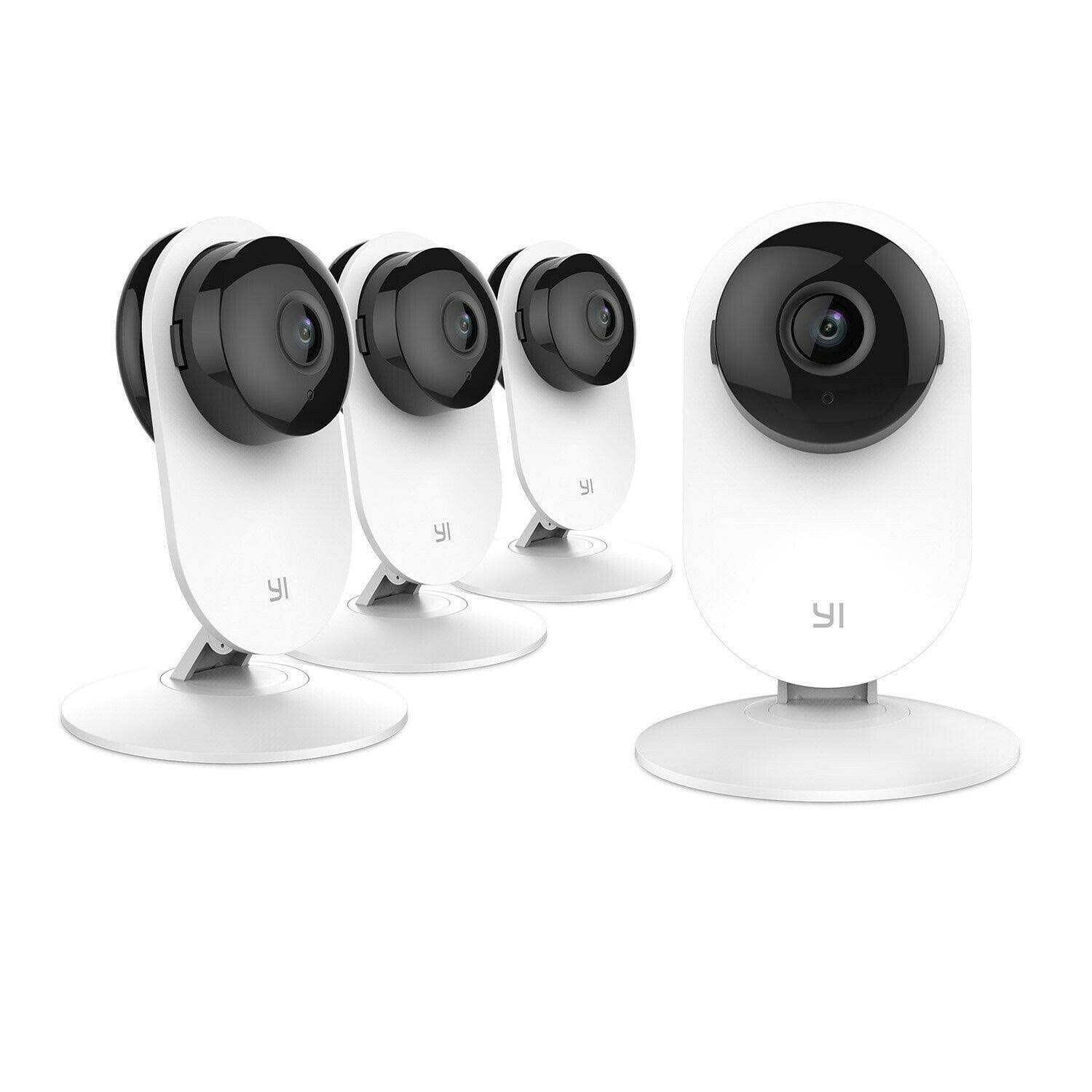 Yi 4pc Home Camera Wireless IP Security Surveillance System with Night Vision
