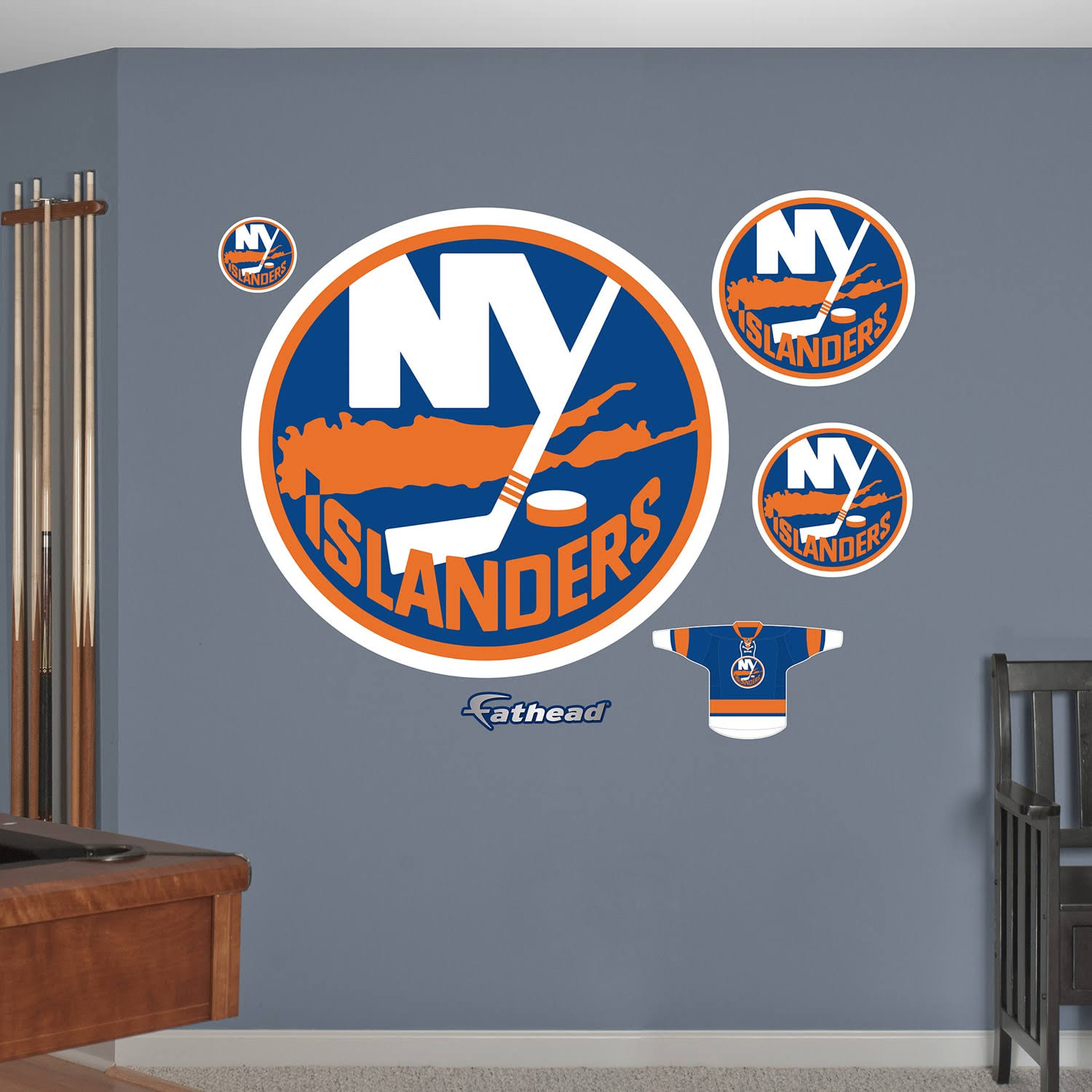 Fathead NHL New York Islanders Logo Wall Decal