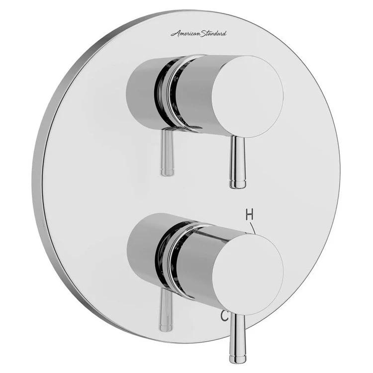 Serin Two-Handle Integrated Shower Diverter Trim Only with Lever Handles