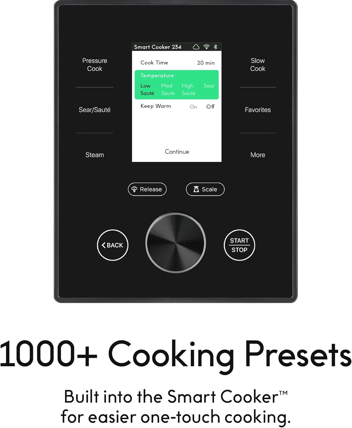 CHEF iQ Smart Pressure Cooker 10 Cooking Functions & 18 Features, Built-in Scale