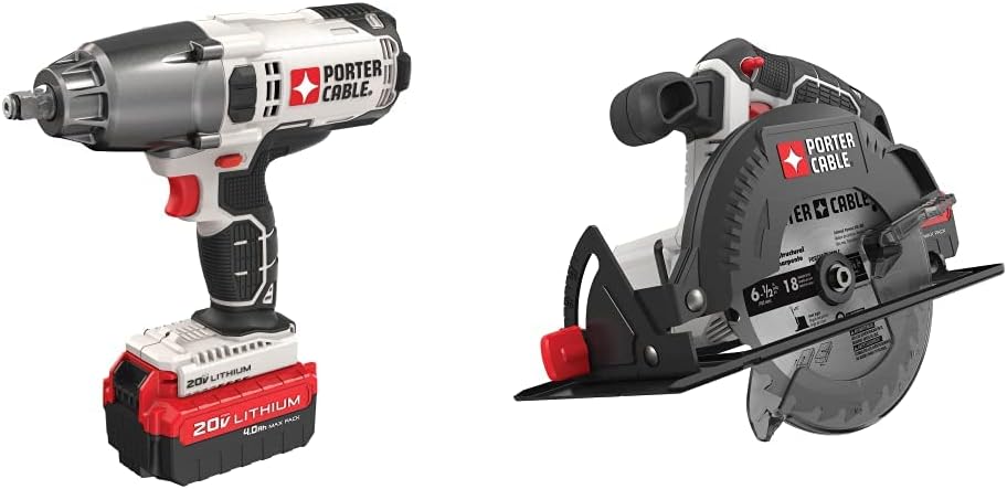 PORTER-CABLE 20V MAX Impact Wrench, 1/2-Inch (PCC740LA)