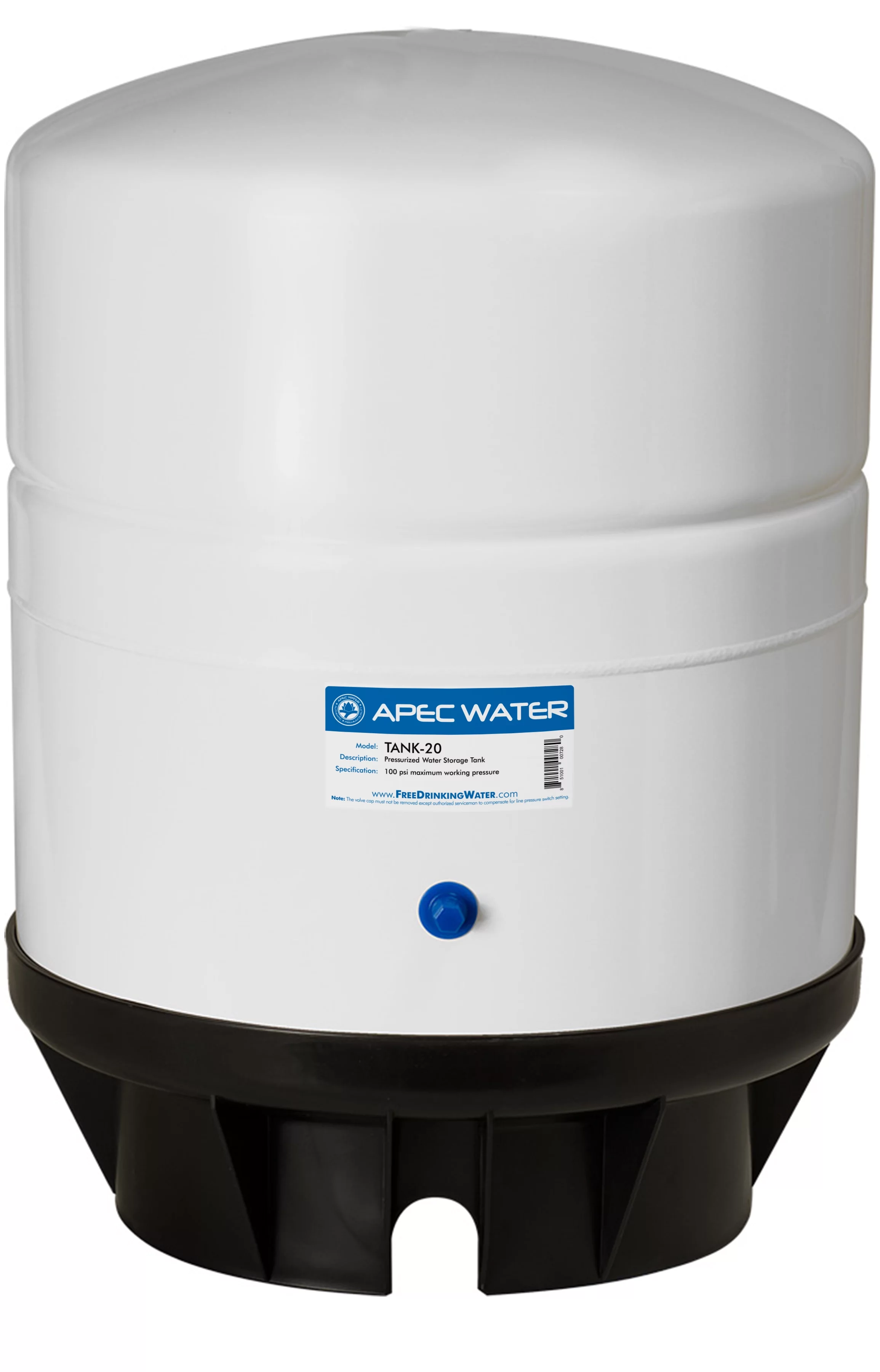APEC 20 Gal. Pre-Pressurized Residential Commerical Industrial Reverse Osmosis Drinking Water Storage Tank - Curated Treasures Market