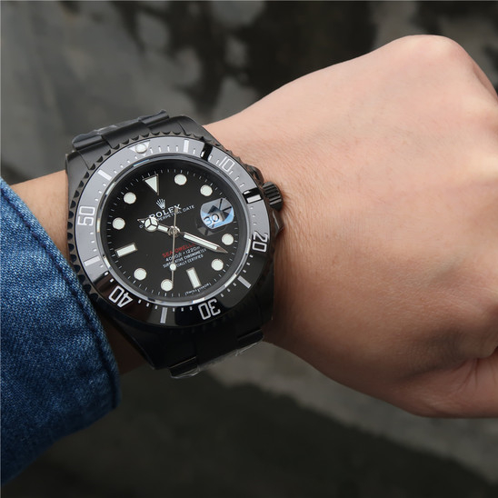 Sea Dweller Full Black Multiple Dial Color Options 43mm