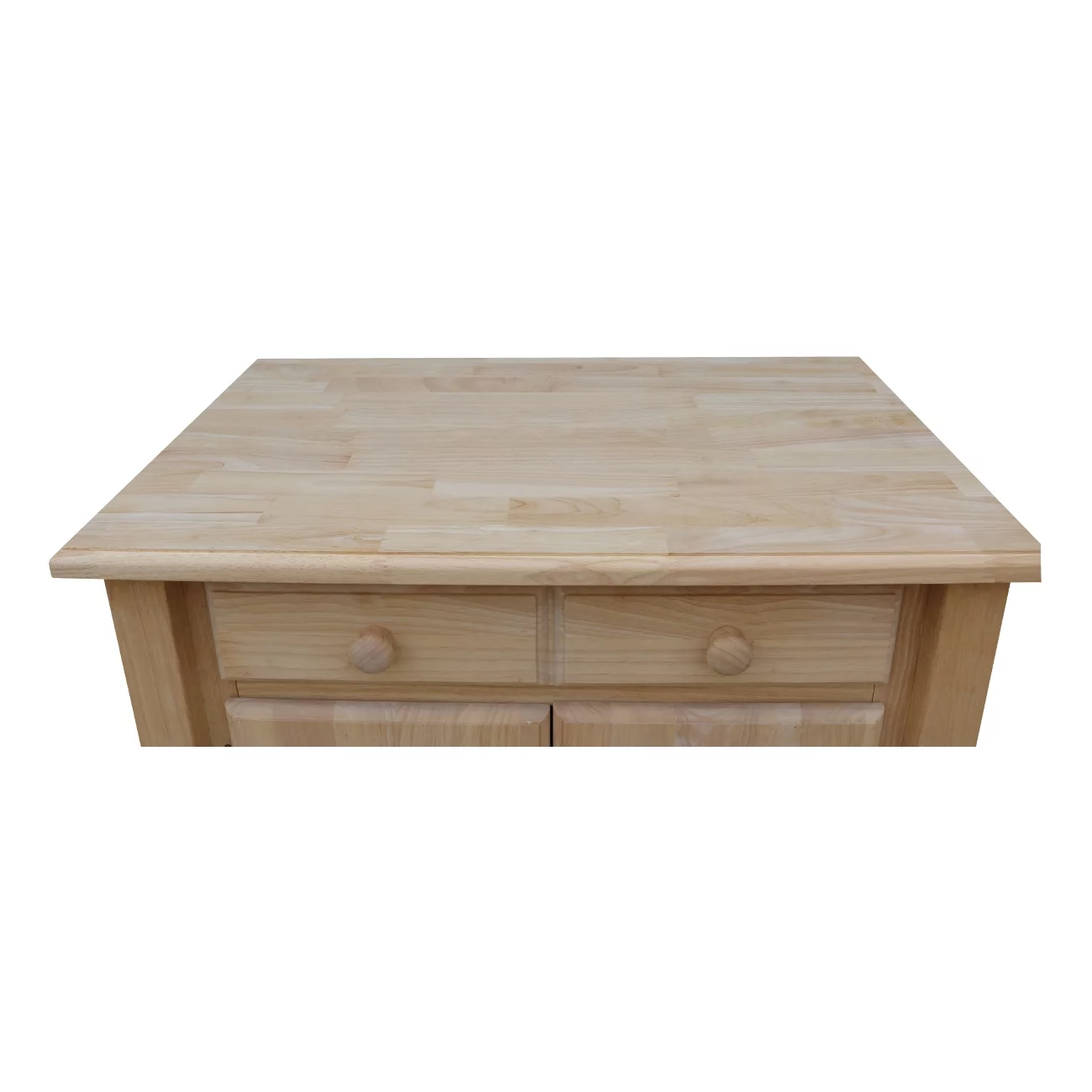 International Concepts Kitchen Island Work Center, Unfinished