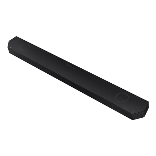 SAMSUNG Q990D 11.1.4ch Soundbar w/Wireless Dolby Atmos Audio, Rear Speaker Included, Q-Symphony, SpaceFit Sound Pro, Adaptive Sound