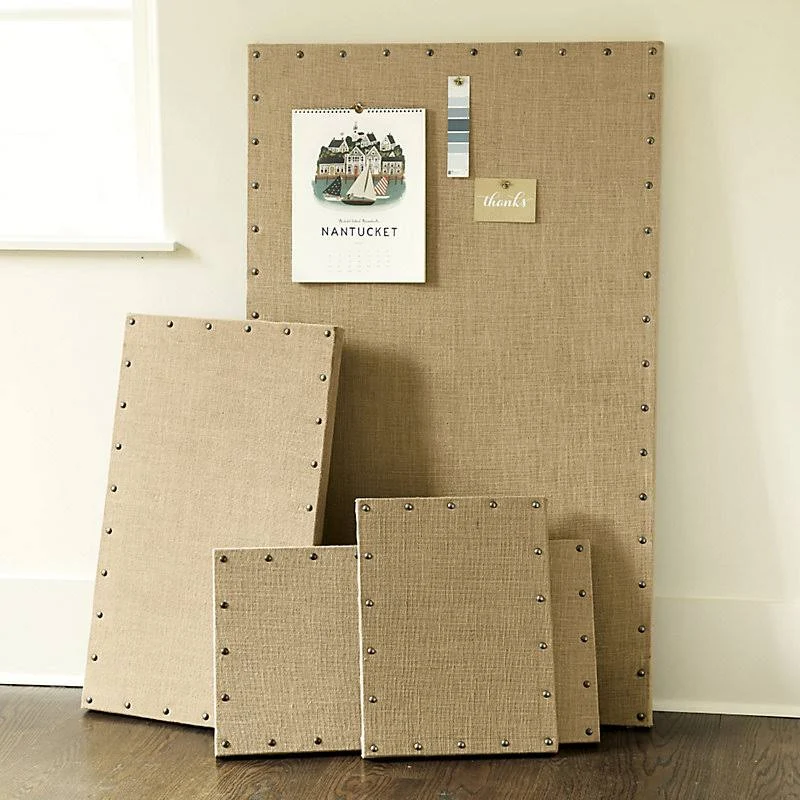 Burlap Message Board Narrow - Ballard Designs