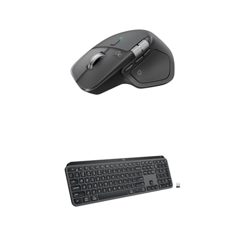 Logitech MX Master 4, Ergonomic Wireless Mouse with Advanced Performance Haptic Feedback, Ultra-Fast Scrolling, USB-C Charging, Bluetooth, Windows