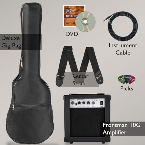 Fender Squier Stratocaster - Torino Red Bundle with Amplifier, Gig Bag, Strap, Instrument Cable, Picks, and Austin Bazaar Instructional DVD