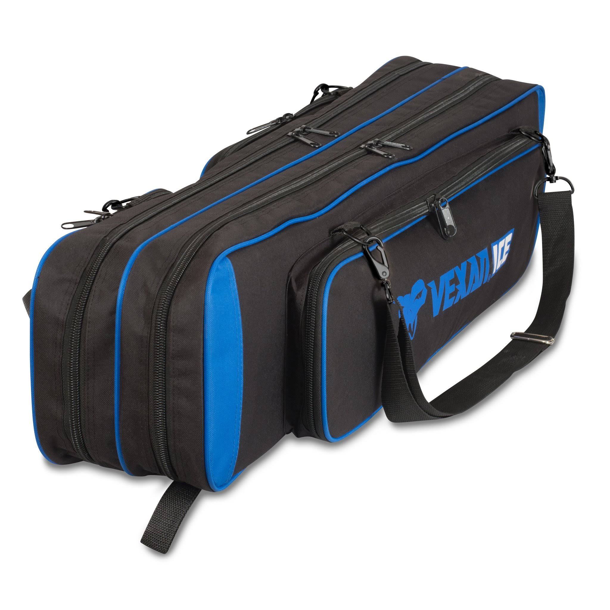 Vexan Ice Fishing Rod u0026 Tackle Bag 36.5x22 Semi Soft Case and Multi-Piece Fly Rods