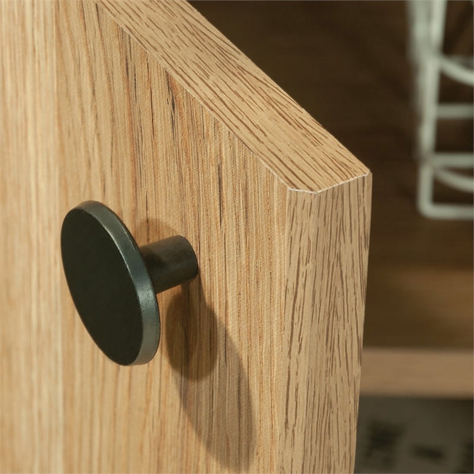 Sauder Rosedale Ranch Engineered Wood Library with Hidden Storage in Timber Oak