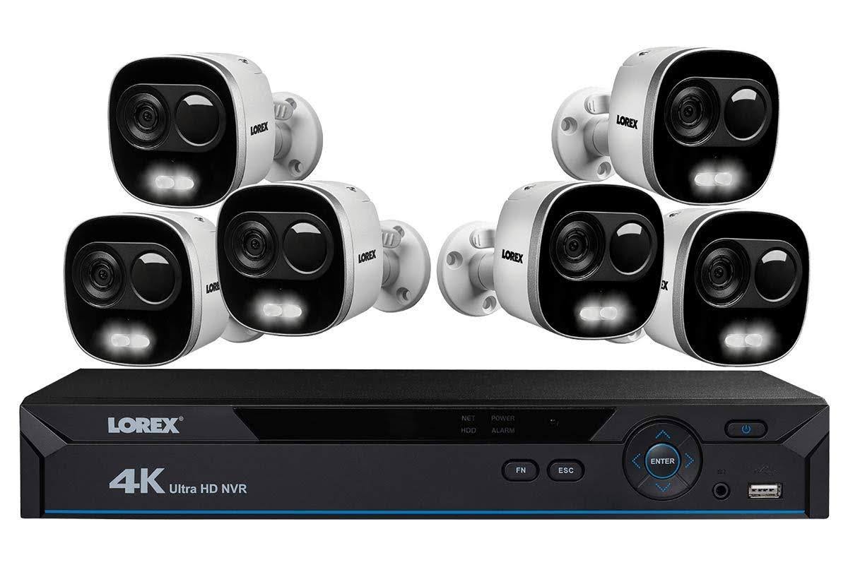 Lorex 4K NVR Security Sysytem 8 Channel 6 4K Cameras