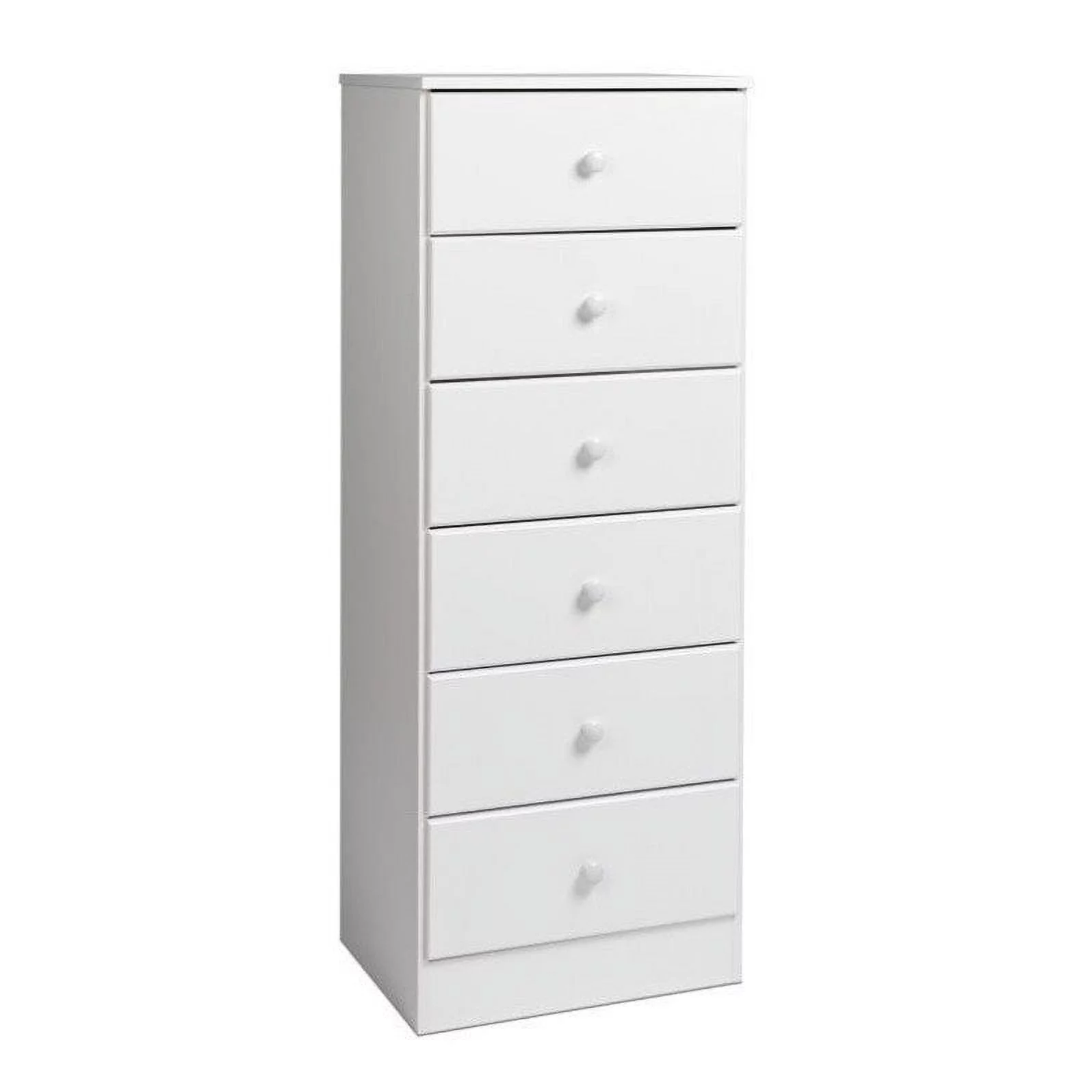 Kingfisher Lane 6 Drawer Wood Bedroom Lingerie Chest in White