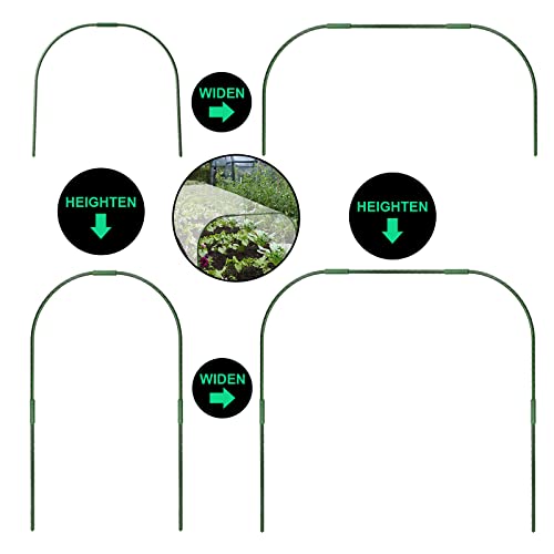 Greenhouse Hoops Grow Tunnel，for Raised Garden Beds