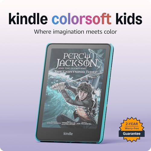 Amazon Kindle Colorsoft Kids (16 GB) &ndash; First Kindle for kids in color, with cover - Fantasy River