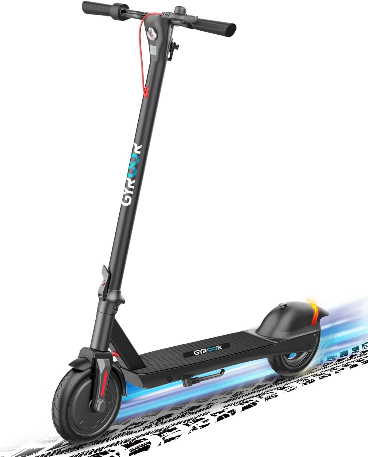 Gyroor Electric Scooter Adults, Up to 23 Miles Long-Range Battery, 19 Mph with Powerful 380W Motor