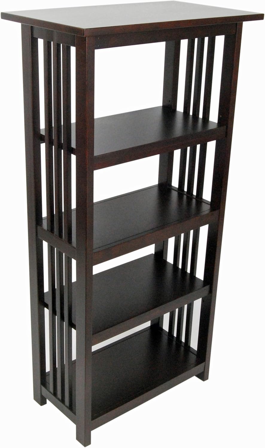 Mission 48 H Bookcase with 4 Shelves, Cherry