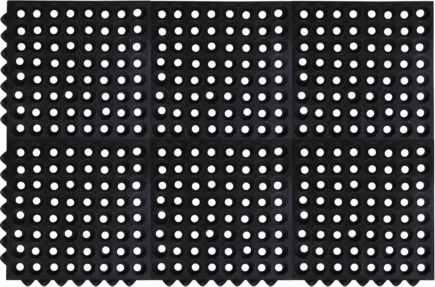 SafetyCare Interlocking Rubber Mat Tiles - 12 Tiles