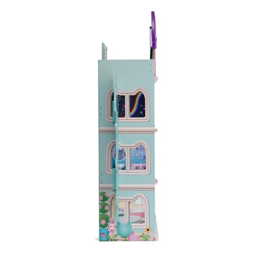 Gabby’s Dollhouse Purrfect Playhouse by Delta Children – Features Sounds & Light Up Ears - Includes 20 Accessories - Fits 8-inch Dolls