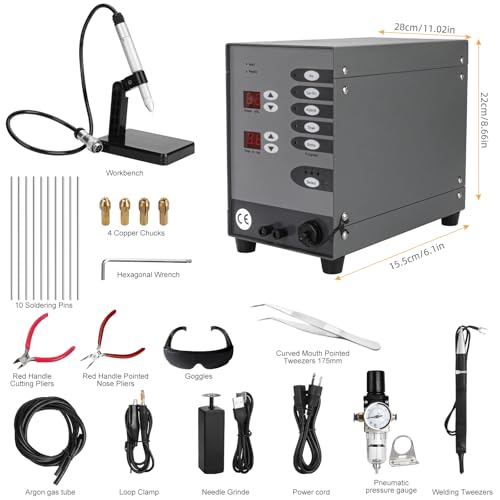Welder for Permanent Jewelry - 100a Permanent Jewelry Welder,110v Welding Machine Jewelry,Pulse Arc Welder Permanent Jewelry
