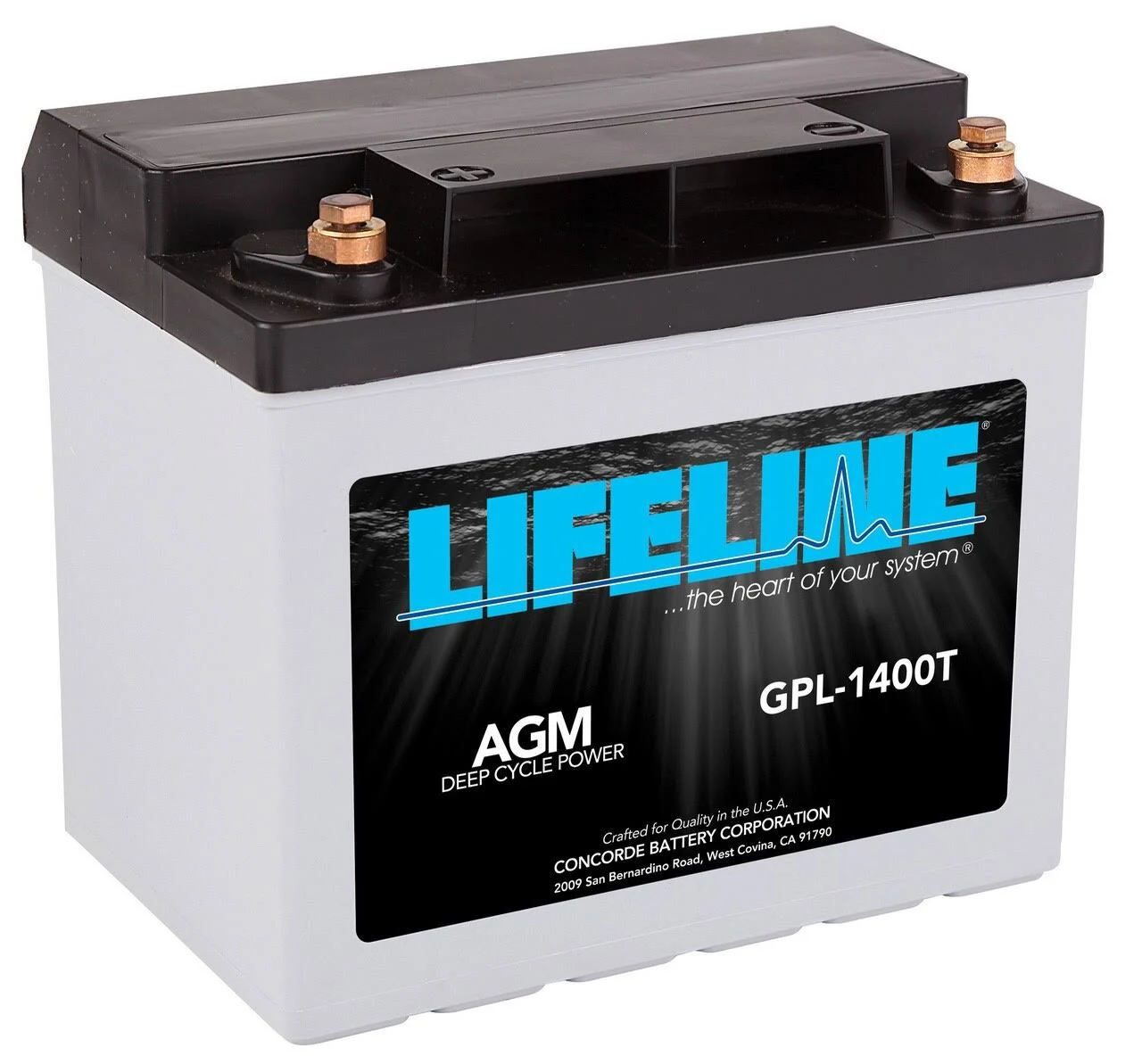 Lifeline GPL-1400T - 12V - 850 CCA Starting Battery