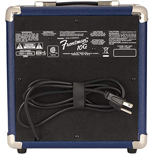 Fender Frontman 10G Guitar Combo Amplifier - Black Bundle with Cable and Austin Bazaar Exclusive 12-Pack Picks