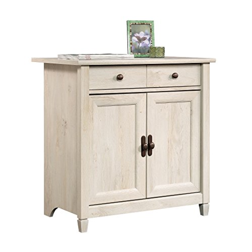 Sauder Edge Water Accent Storage Cabinet with Doors, Utility, L: 28.19" x W: 19.45" x H: 29.02", Estate Black