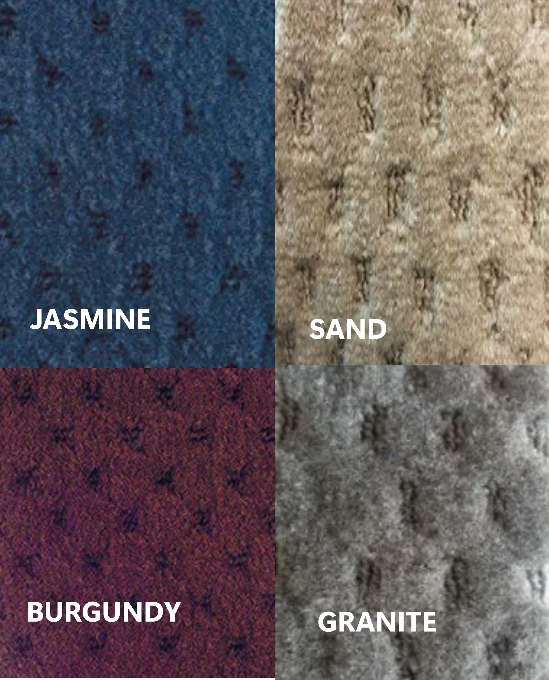 32 oz. Boat Trailer Bunk Carpet - 2 Pieces, 12' x 12" Each Burgundy Color